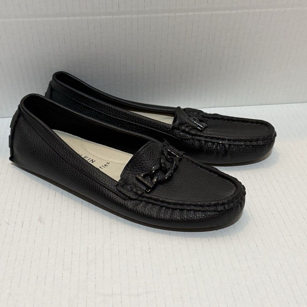 Anne Klein iflex Slip On Casual Loafers Womens Shoes 8M Black - Picture 5 of 10
